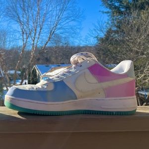 Nike Air Force 1 UV sneakers (color changing) size 7 men, 8.5 women